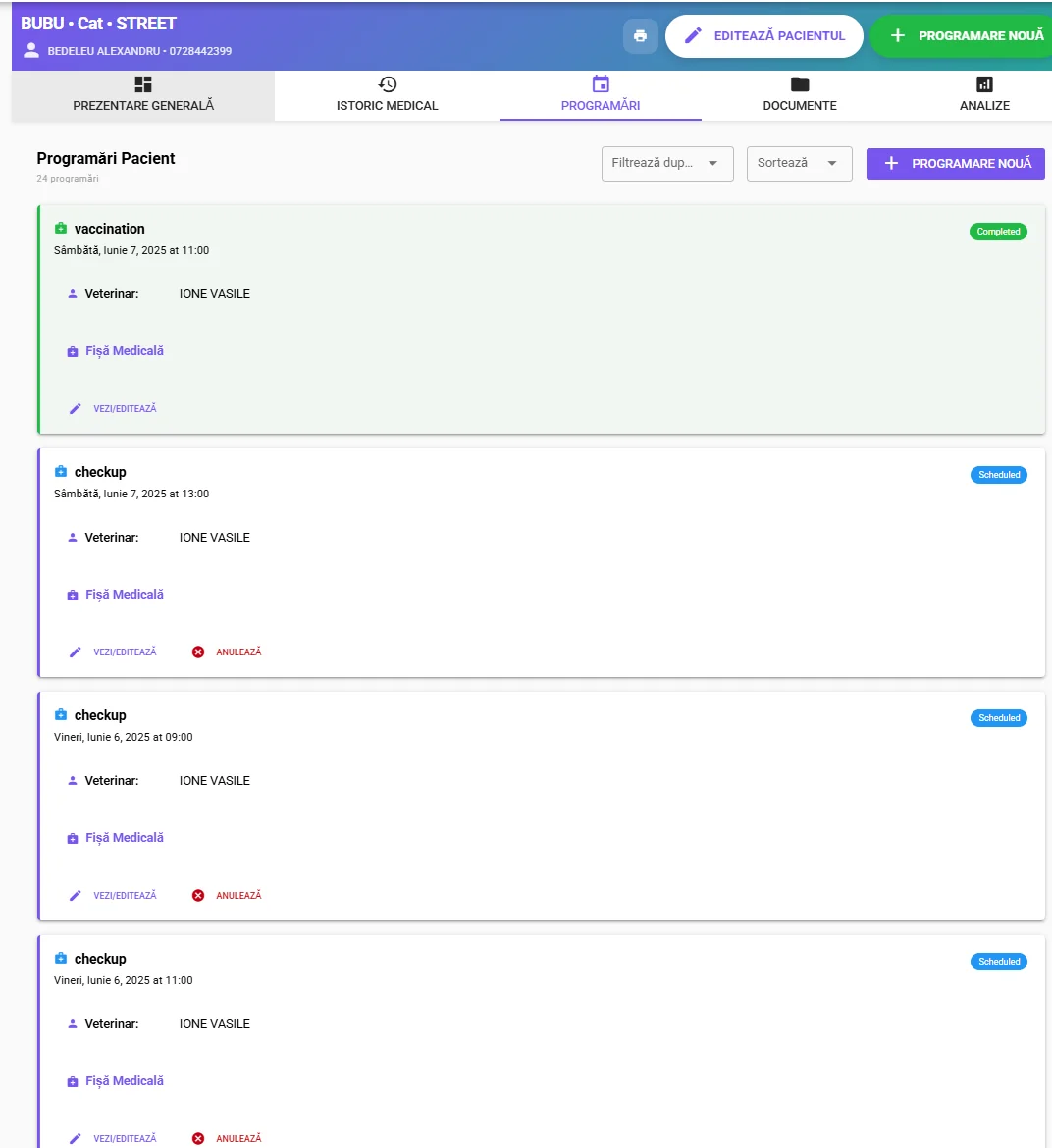 Statistici și Rezultate